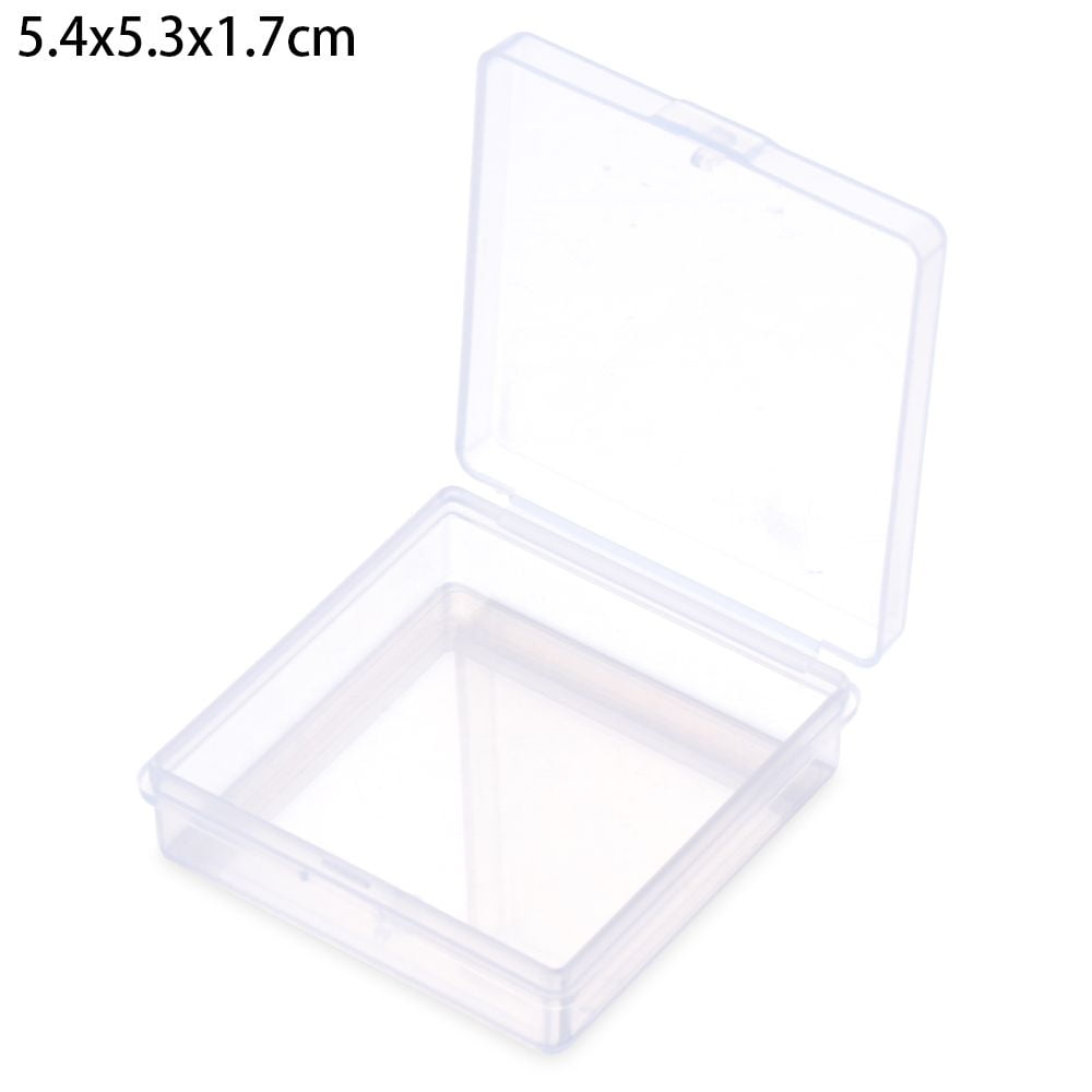 COHEALI 2pcs Box Transparent Medicine Box Ornament Storage Clear