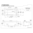 thumbnail image 2 of Aqua Eden VTAM6032R21 60-Inch Acrylic 3-Wall Alcove Tub with Right Hand Drain Hole, White, 2 of 3
