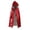 Red, variant on REDARER Kids Halloween Cosplay Hooded Cloak Shiny Metallic Cape with Front Tie Closure for Fancy Dress Party Outfit,75cm