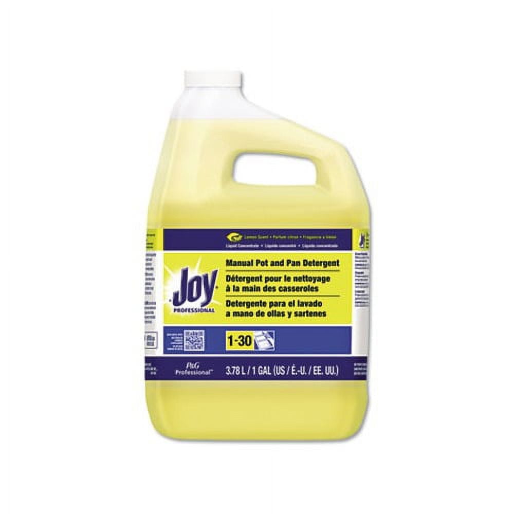 Dishwashing Liquid Lemon Scent, One Gallon Bottle, 4/Carton