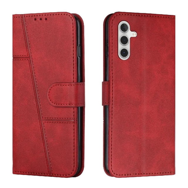 Funda Flip para FOXDOCK SamsunG Galaxy A55 5G – Carcasa delgada y resistente a impactos con soporte para uso diario y profesional