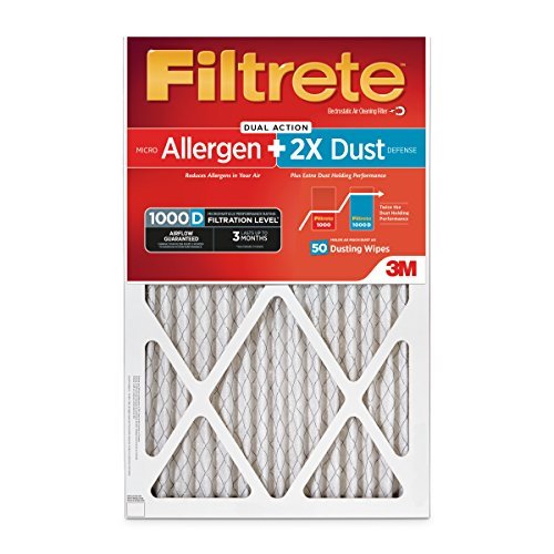 Filtrete 20x25x1, AC Furnace Air Filter, MPR 1000D, Micro Allergen PLUS DUST, 2Pack Walmart