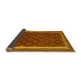 thumbnail image 2 of Ahgly Company Indoor Square Oriental Yellow Traditional Area Rugs, 7' Square, 2 of 4