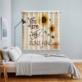 thumbnail image 5 of Curtains 84 Inches Long 2 Panels, Sunflowers Grommets Window Treatment Curtain, Vintage Bee You Are My Sunshine Beige Thermal Curtains Drapes for Living Room/Bathroom, 5 of 9