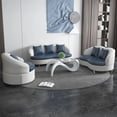 thumbnail image 4 of Set Modern Sofas Living Room Armchair Cover Bed Sofa Chair Chaise Longue Prefabricated Muebles Para El Hogar Furniture GPF34XP My Lux Decor Round, 4 of 23
