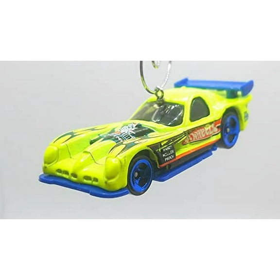 Christmas Ornament for Panoz GTR-1 Racing Lime Green Blue