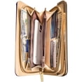 thumbnail image 5 of Women's Glossy Clutch Evening Wristlet Wallet Purse with Cell Phone Compartment (fits up to 6.25in x 3.1in), 5 of 7