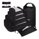 thumbnail image 2 of 6pcs Bolsas Organizadoras De Maletas Para Viaje, Impermeable negro, 2 of 5