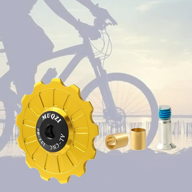 11T 12T 13T 14T 15T 16T 17T bicicletas de carretera de montaña bicicletas desviador trasero polea rodillo rodamiento piezas de rueda jockey 13t oro shamjiam Rueda de jinete