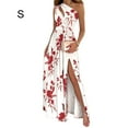 thumbnail image 3 of Robe Confortable pour Femmes Robe Longue Décontractée Blanche P, 3 of 5