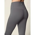thumbnail image 4 of Made by Johnny Women's Peached Front Seamless Leggings with Inner Pocket Full-Length Yoga Pants XXL STONE_GREY, 4 of 6