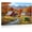 Frame-style, variant on Rustic Farmhouse Wall Art Autumn Red Barn Landscape Vintage Country Decor