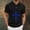 Black, variant on Men's Waffle Short Sleeve Polo Shirts Casual Golf Cross Printed T-Shirts Summer Sport Moisture Wicking Performance Shirt Gray
