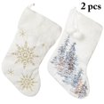 thumbnail image 2 of Bangcool Christmas Stocking Decorative Festive 2PCS Xmas Hanging Sock Holiday Stocking, 2 of 10