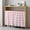 Pink, variant on Colorful Striped Cabinet Curtain 35"Wx35"L, Dustproof Under Sink Skirt with Self Adhesive Tape, Boho Rainbow Abstract Stripes Art Cabinet Curtain Cover for Kitchen Sink, Bathroom Vanity, Laundry Room