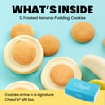 thumbnail image 2 of Cheryl's Cookies®  Buttercream-Frosted Banana Pudding Cookie Flavor Box, 12 Cookies Individually Wrapped, Gourmet, & Fresh Delivery – Gift for Loved Ones, Family, Friends, Coworkers, 2 of 6