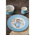 thumbnail image 2 of Tom Kitten Pattern - Set of 4 - 14 oz Child Bowls - Golden Rabbit Enamelware, 2 of 3