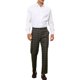 thumbnail image 2 of Pantalones de cuadros INSPIRE CHIC para hombre, con frente plano y corte recto, talla 36, negro y marrón, 2 of 5