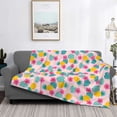 thumbnail image 2 of Fotbe Pineapple And Leaves Manta de Franela con Estampado, Manta Ultrasuave para Cama, Sofá, Auto, Hipoalergénica y Antibolitas-40"x30", 2 of 6