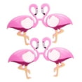 thumbnail image 5 of KAJNBN 2 Pairs Tropical Sunglasses Flamingo Shape Rosy Color Plastic For Beach And Pool Parties, 5 of 8