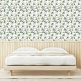 thumbnail image 3 of Ambesonne Floral Design Peel & Stick Wallpaper for Home, Orchid Pattern Boho, 13"x72", Reseda Green Soft Blue, 3 of 5