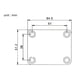 thumbnail image 4 of Placa de cuello Placa de mástil de guitarra eléctrica Fix T-ele T-elecaster Tablero de junta de mástil de guitarra Meterk Placa de cuello, 4 of 5