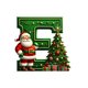thumbnail image 2 of Adorno navideño personalizado con letras para árbol de Navidad - Colgante acrílico de 8 cm con diseño de gorro de Papá Noel | Decoración navideña DIY para el hogar, el árbol y regalos | Juego de 1, 2 of 5