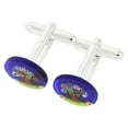 thumbnail image 2 of GlassOfVenice Murano Glass Millefiori Cufflinks - Tree of Life - 1/2 Inch, 2 of 3