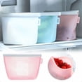 thumbnail image 2 of 1 Pack Reusable Gallon Freezer Bags Dishwasher Microwave Safe, BPA Free Leakproof Food Storage Bags, Silicone Free Containers for Meal Prep, Fridge Kitchen Organization, 2 of 3