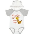 thumbnail image 3 of Inktastic My Godfather Loves Me- Cute Giraffe Boys or Girls Baby Bodysuit, 3 of 5