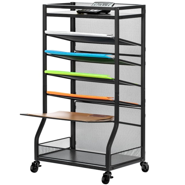 Carro Utilitario TresHio Organizador Ruedas de 7 Niveles en Malla 76x41x28 cm