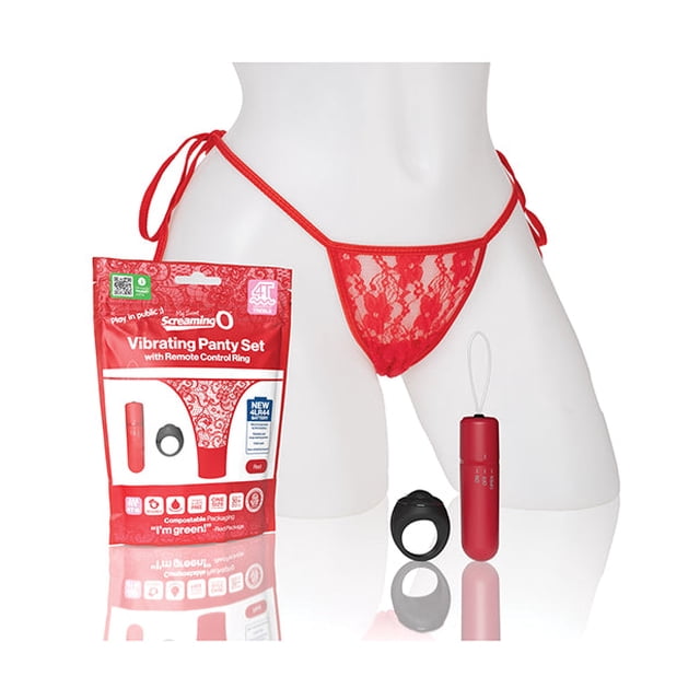Screaming O My Secret 4t Culotte Vibe avec Télécommande - Rouge