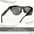 thumbnail image 6 of ZYQEEE Smart Sunglasses, Bluetooth Audio Music Glasses Open Ear Wireless Headphones Hands-Free Calling, Voice Assistant Activation, UV400 Polarized Sunglasses for Travel Driving Cycling,Father, 6 of 10
