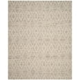 thumbnail image 2 of SAFAVIEH Marbella Alicia Geometric Diamonds Wool Area Rug, Light Brown/Ivory, 8' x 10', 2 of 7