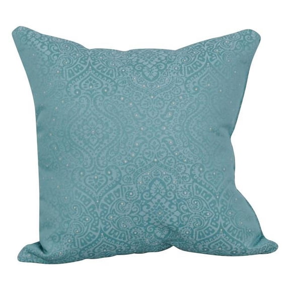 Blazing Needles 9910-S1-ID-113 17 in. Jacquard Throw Pillows with Inserts, Mabul Spa