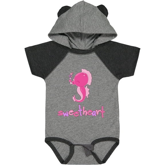 Inktastic Sweetheart- seahorse Boys or Girls Baby Bodysuit