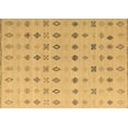 thumbnail image 1 of Ahgly Company Indoor Rectangle Solid Brown Modern Area Rugs, 4' x 6', 1 of 4