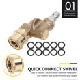 thumbnail image 2 of Quick Connecting Pivoting Coupler 180 Degree with 5 Angles and Safety Lock for Nozzl, 2 of 5