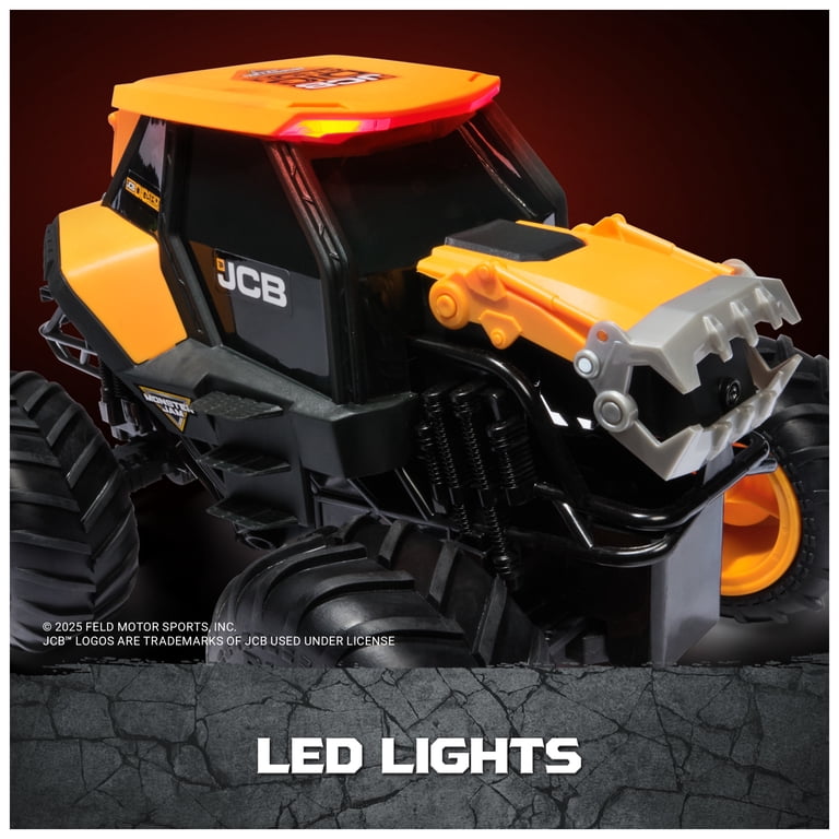 Monster Jam, Remote Control Vehicle, JCB Digatron, Lights, 1:15