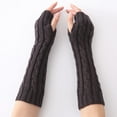 thumbnail image 4 of Arm Warmers Fingerless Gloves for Women, 4 of 8