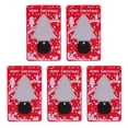 thumbnail image 1 of EeaseMX 5 lámparas LED portátiles plegables de bolsillo para árbol de Navidad, decoración navideña para el hogar (colores de luz variados), 1 of 7