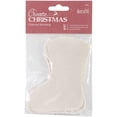 thumbnail image 2 of Papermania Create Christmas Canvas Stockings 4/Pkg-Natural, 2 of 2