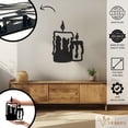 thumbnail image 2 of Violaura Candles Metal Wall Art - Easy to Install Hanging Perfect for Home, Living Room Decor (60.0" x 42.0"), 2 of 8