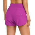 thumbnail image 3 of MSJUHEG High Waisted Swimsuit Shorts,Beach Boardshorts,Bathing Suit Bottoms,Swimming Trunks for Men,Boyshort Swimsuits for Women,Bathing Trunks with Liner,Bikini Board Shorts Hot Pink S, 3 of 6