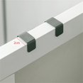 thumbnail image 5 of Gancho de acero inoxidable en forma de S detrás de la puerta del armario de la cocina, organizador de llaves con orificios multiusos gratis para la puerta del baño, 5 of 5