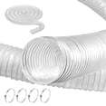 thumbnail image 1 of VEVOR 2.5'' x 20' Dust Collection Hose Thickened PVC Flexible Clear Hose, 1 of 9