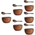 thumbnail image 3 of RENACLIPY 12-Piece Assorted Color Wooden Bowls Set, Ideal for Salad, Rice, Soup, and Kitchenware, 3 of 8
