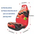 thumbnail image 3 of Daiia Sushi Printed Car Seat Cover - Waterproof & Sweatproof - Universal Fit, Machine Washable, Non-Slip - Seat Protector for Car, Truck, SUV, Van (1 Pack), 3 of 5