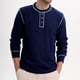 thumbnail image 1 of pstuiky camisas de manga larga para hombre, Sudadera informal de color liso con botones y manga larga y cuello redondo para hombre camisetas de hombre xxl, 1 of 7