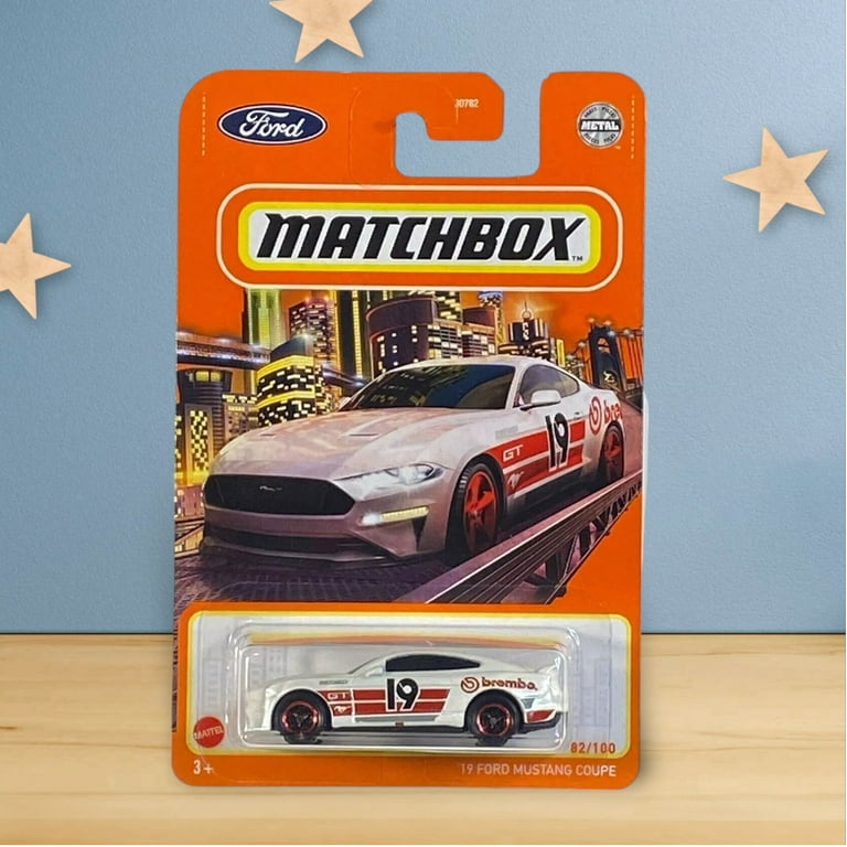 Matchbox '19 Ford Mustang Coupe (White) 1:64 Scale - Walmart.com